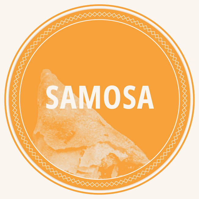 Baked Samosas x 2 - £3.50